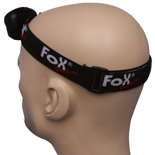 Fox Outdoor Kopflampe, Stirnlampe,  verstellbares Kopfband